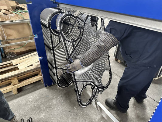 H17 Tipo de placa Componentes del intercambiador de calor Material de titanio industrial