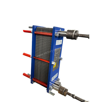Cuadro de placa de níquel Intercambiador de calor de enfriamiento industrial diseñado en una configuración de intercambiador de calor de placa (PHE)