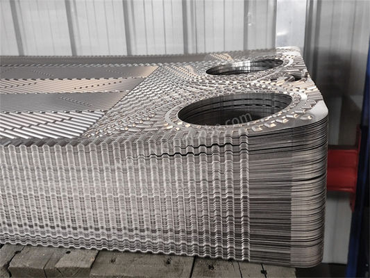 Industria Vicarb Placas de intercambiador de calor de acero inoxidable Material ISO