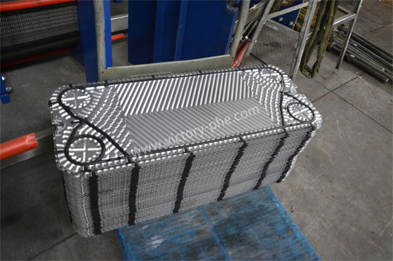 Fabricante de placas de intercambiador de calor de titanio Chevron para refrigeración de aceite