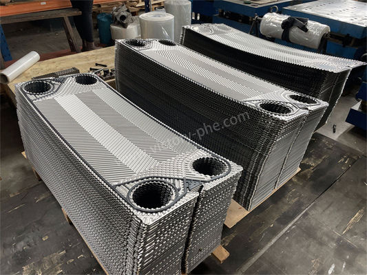 Industria GEA Placa de intercambiador de calor aleación Hastelloy / material de níquel