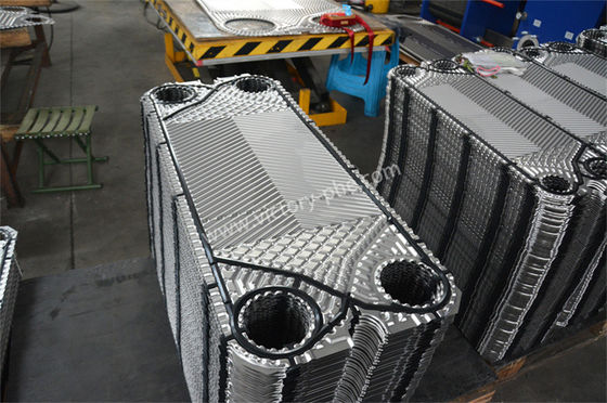 Industria GEA Placa de intercambiador de calor aleación Hastelloy / material de níquel