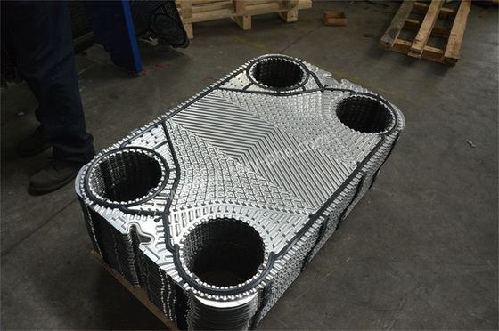 PHE Intercambiador de calor de placa industrial de 1000 mm longitud de la placa de juntas