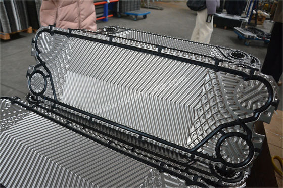 Las placas de transferencia de calor de  Hastelloy Alloy Chevron Plate Patrón