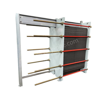 Intercambiador de calor de placa de cobre y soldadura para condensador de unidad de condensación