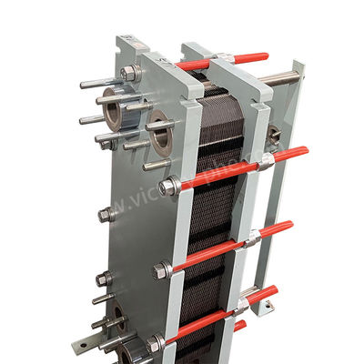 Intercambiador de calor de placa de evaporación de 18 t/h con material de placa de juntas NBR / EPDM