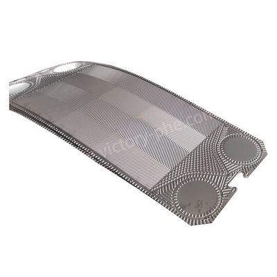 Placa de intercambiador de calor de acero inoxidable con juntas industriales
