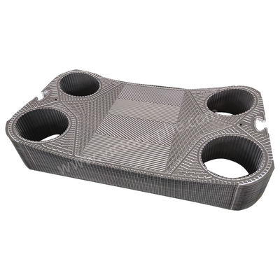 Placas para intercambiadores de calor de aleación de níquel Vicarb con juntas de 0,6 mm de espesor