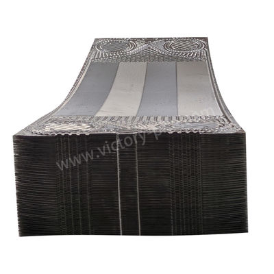Placas de intercambiador de calor Vicarb de acero inoxidable