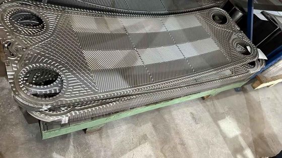 Placa de profundidad ondulada de 3 mm pegada para intercambiador de calor de área de chapa personalizada
