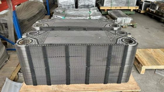 PHE Vicarb Placas de intercambiador de calor de 500 mm de ancho con junta de NBR