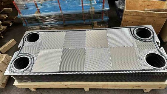 Placa de acceso y junta para la eficiencia de transferencia de calor del intercambiador de calor