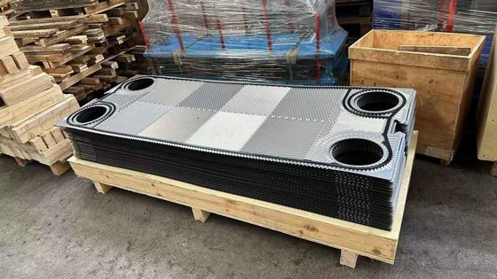 Placa de acceso y junta para la eficiencia de transferencia de calor del intercambiador de calor