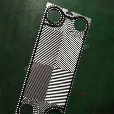 Placa de intercambiador de calor  de acero inoxidable corrugado Hastelloy