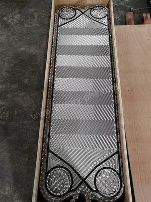 Placa de intercambiador de calor de herringbone para aplicaciones de temperatura con juntas NBR/EPDM/Viton